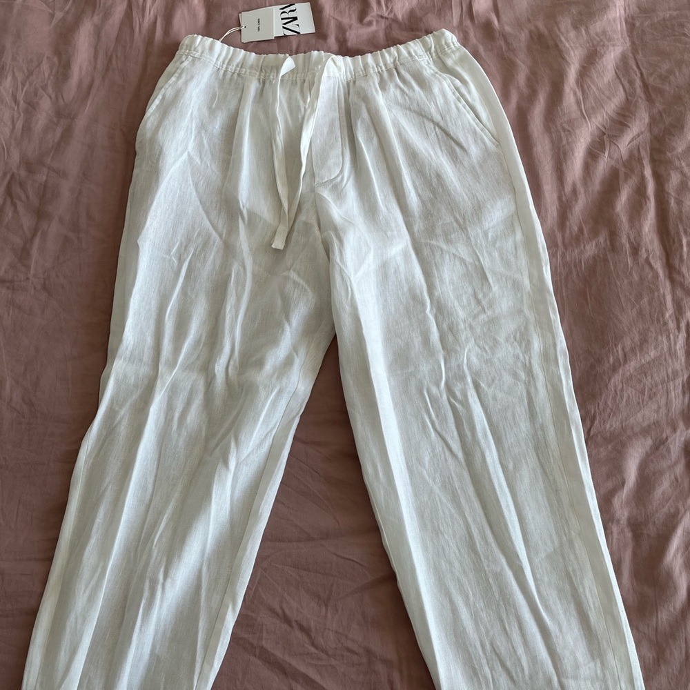 Linen pants Zara